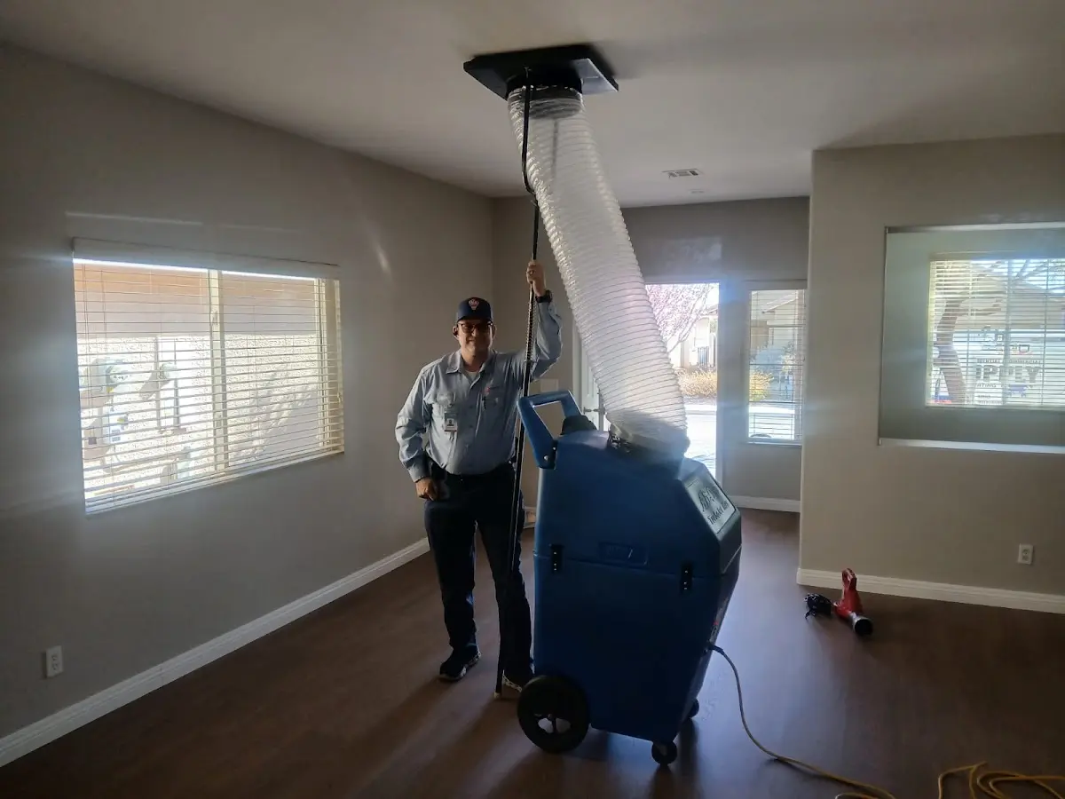 Professional Dryer Vent Cleaning work inside a Atkinson home